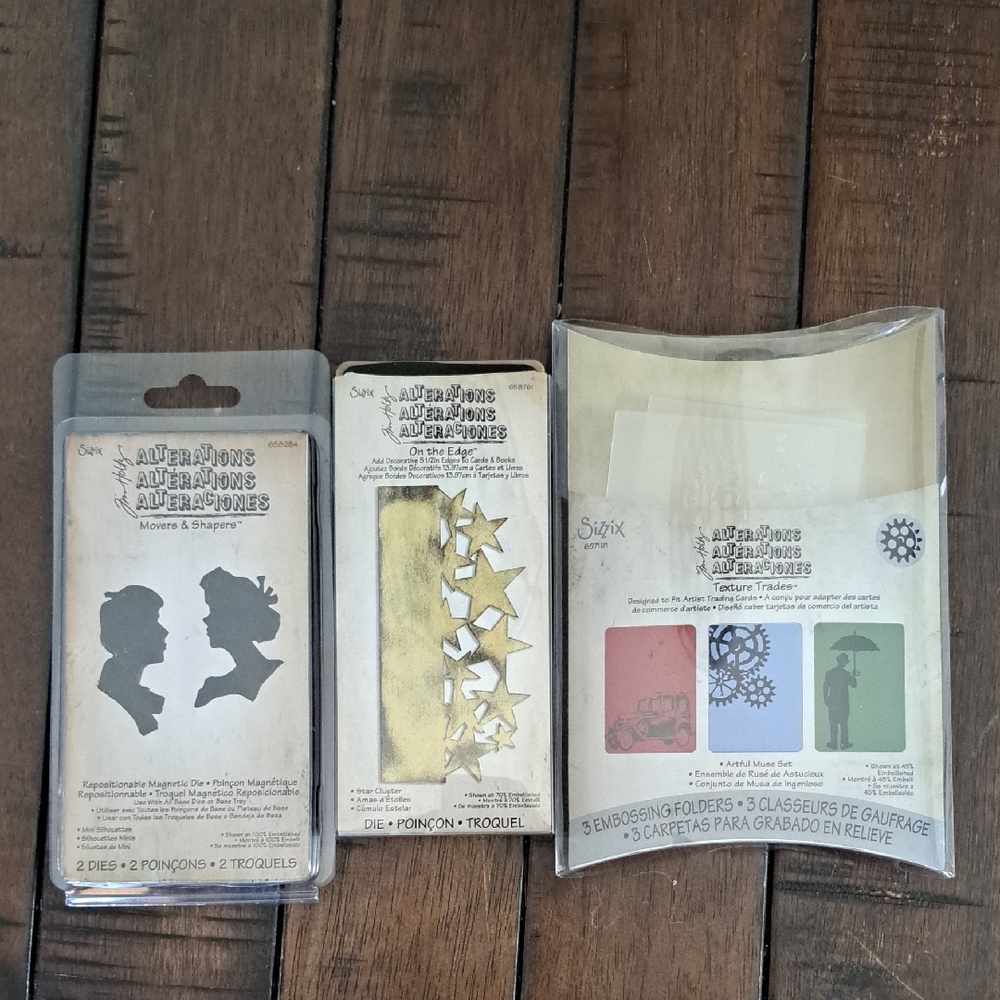 Tim Holtz Sizzix Alterations Lot